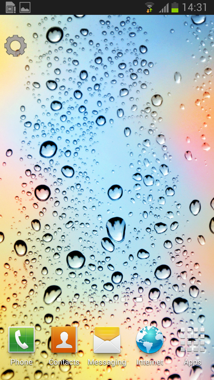 اسکرین شات 1 برنامه Rainy Fall Live Wallpaper