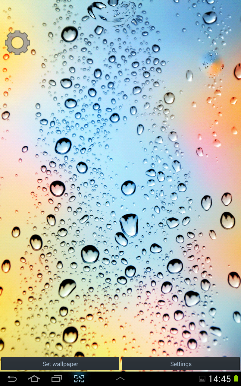 اسکرین شات 3 برنامه Rainy Fall Live Wallpaper