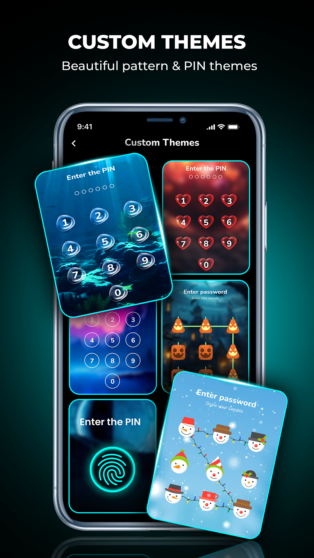 اسکرین شات 2 برنامه Applock, Pin Lock & Lock Apps