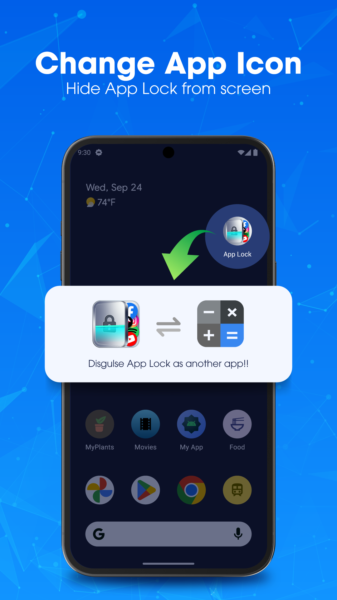 اسکرین شات 6 برنامه App Lock: Applock & Guard Lock