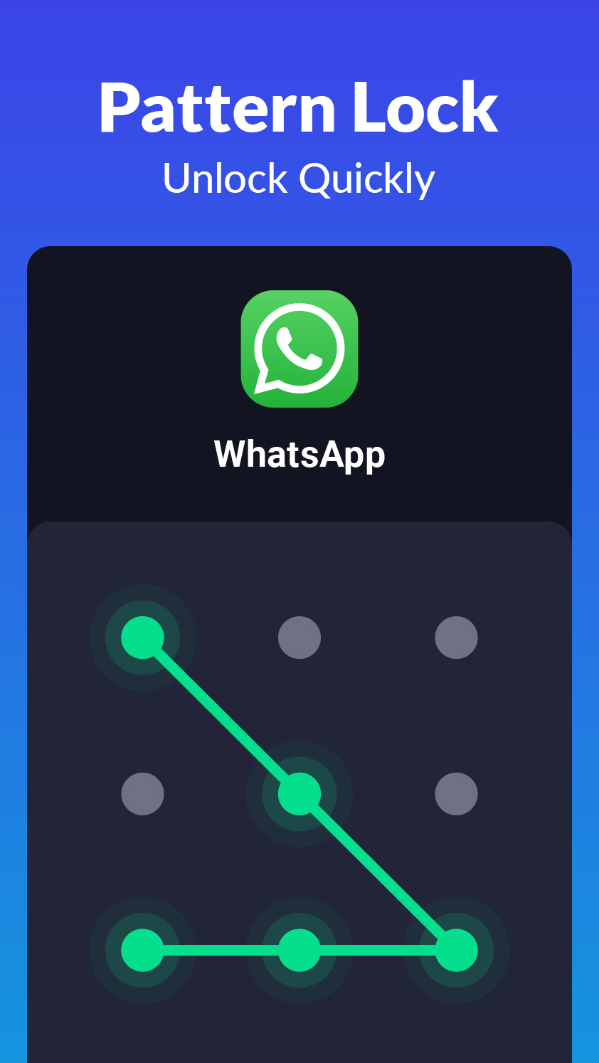 اسکرین شات 2 برنامه App Lock - Lock Apps, Pattern