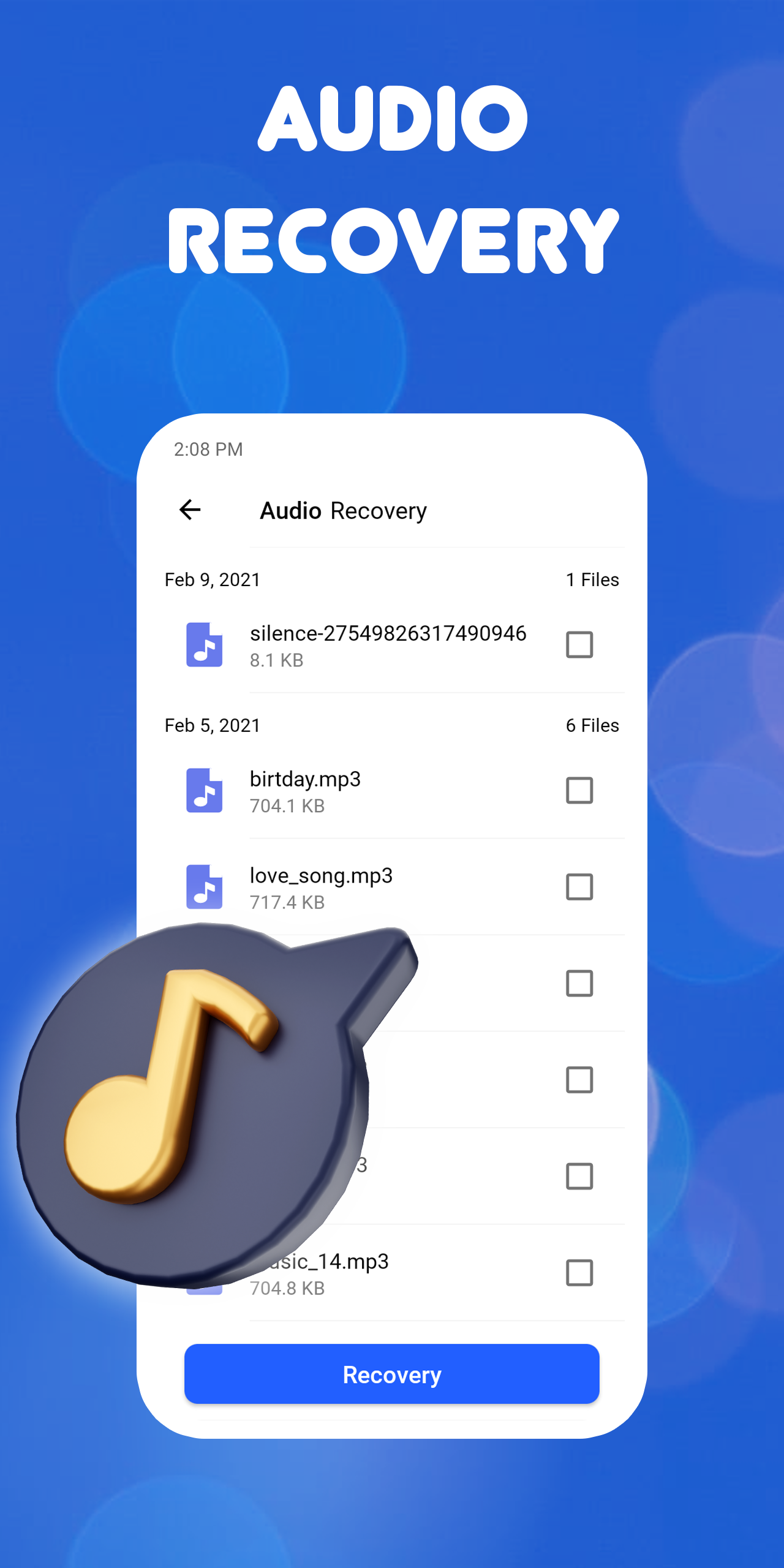 اسکرین شات 6 برنامه Recovery Deleted Photo & Video