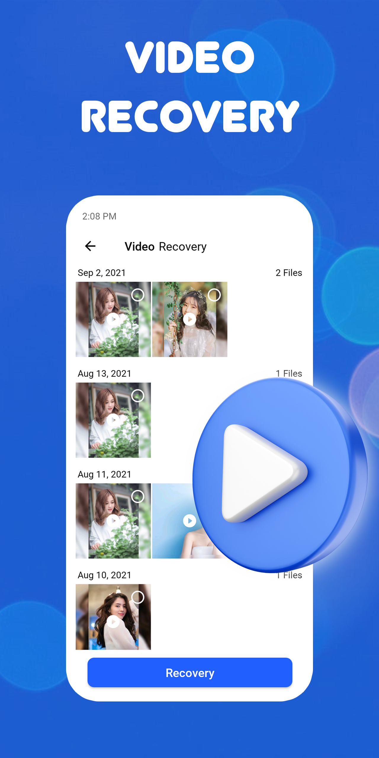 اسکرین شات 5 برنامه Recovery Deleted Photo & Video