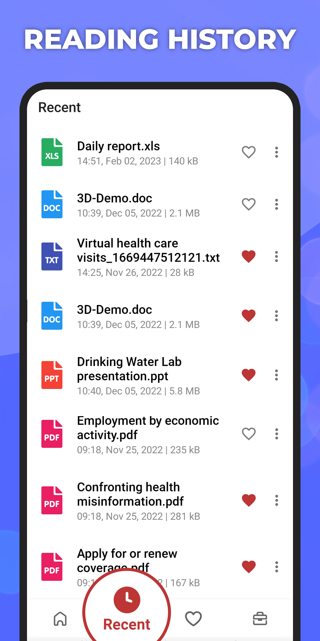 اسکرین شات 7 برنامه All Document Reader: PDF, Word