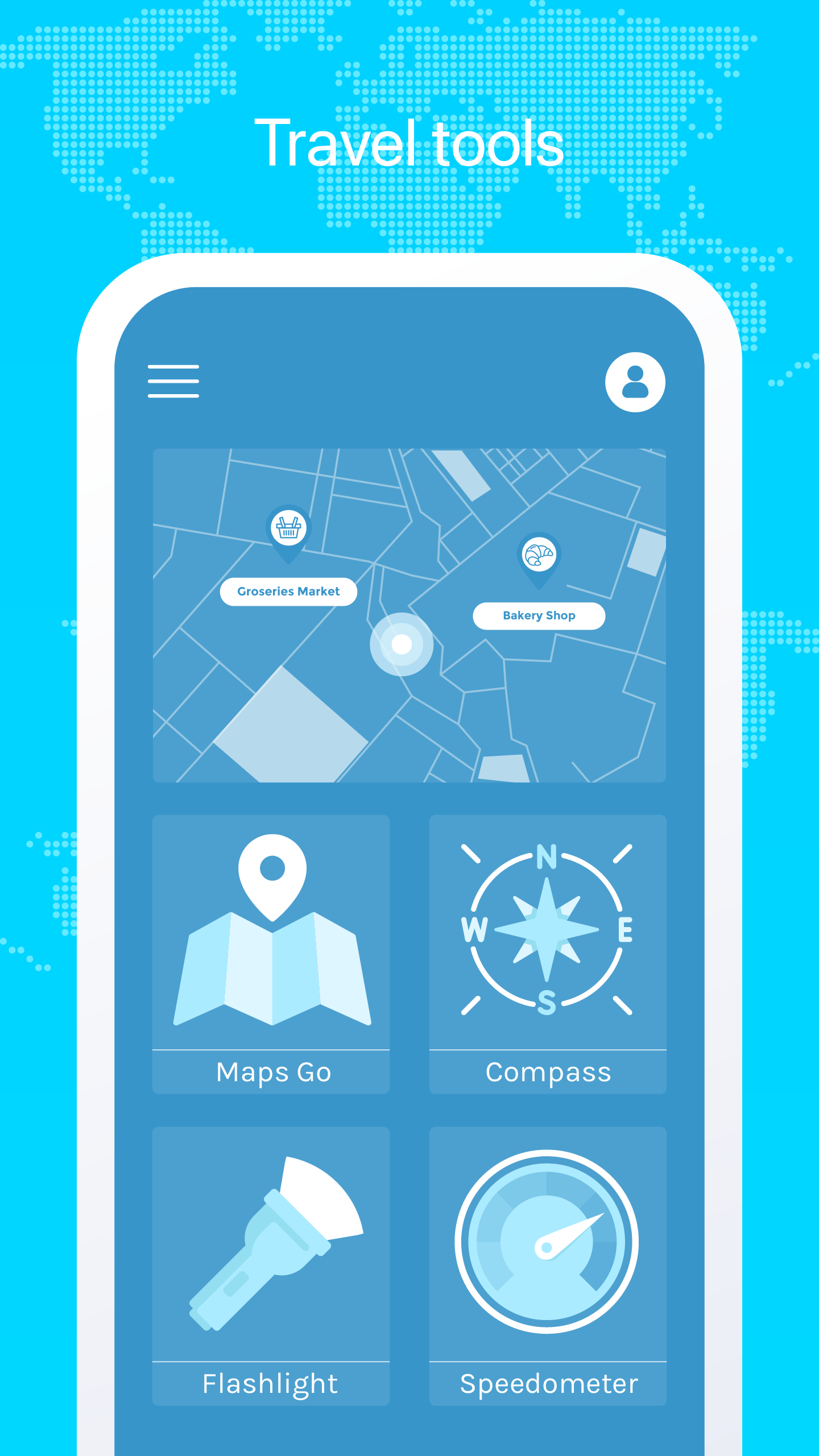 اسکرین شات 6 برنامه My Location & Travel Tools