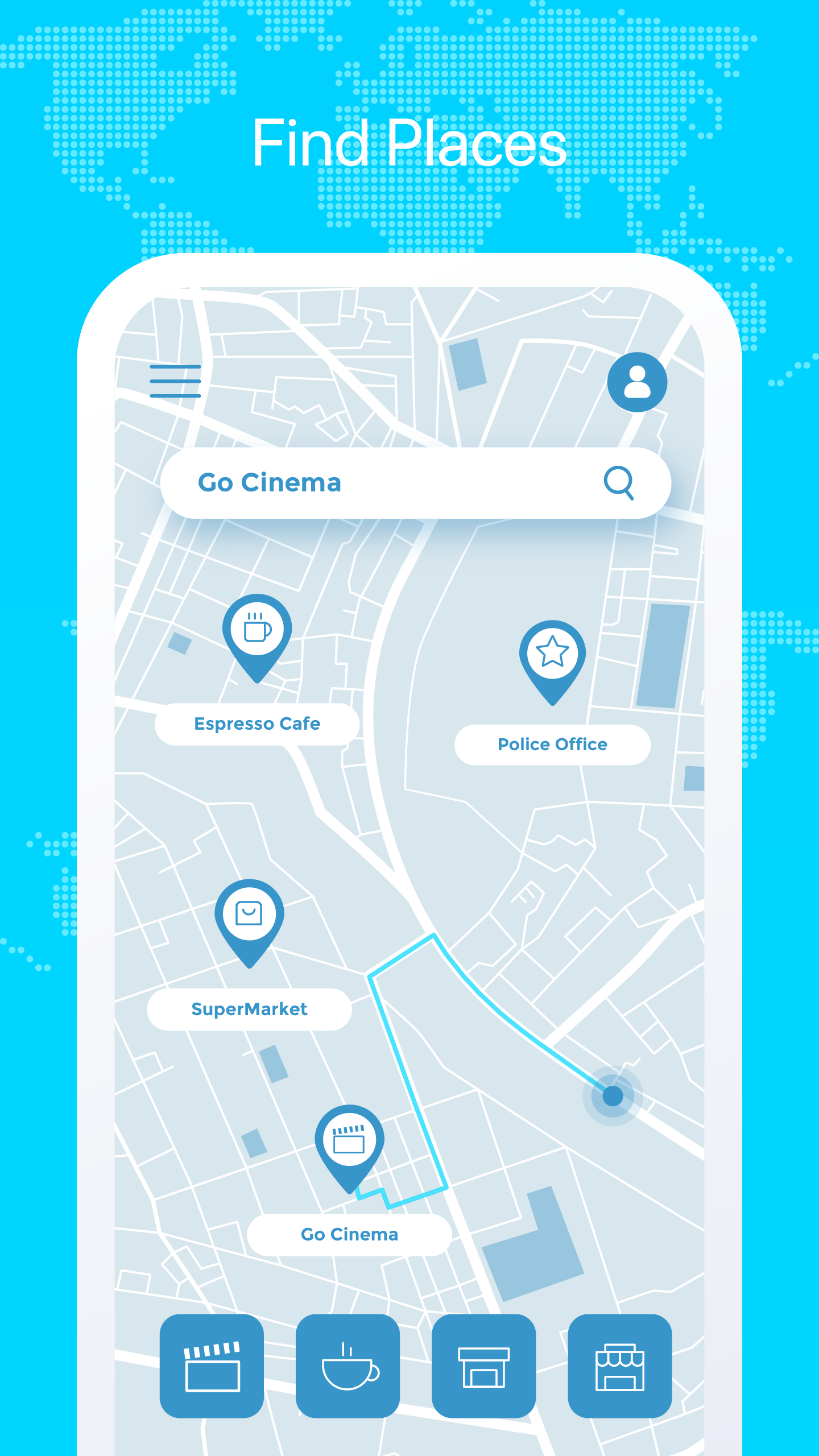 اسکرین شات 4 برنامه My Location & Travel Tools