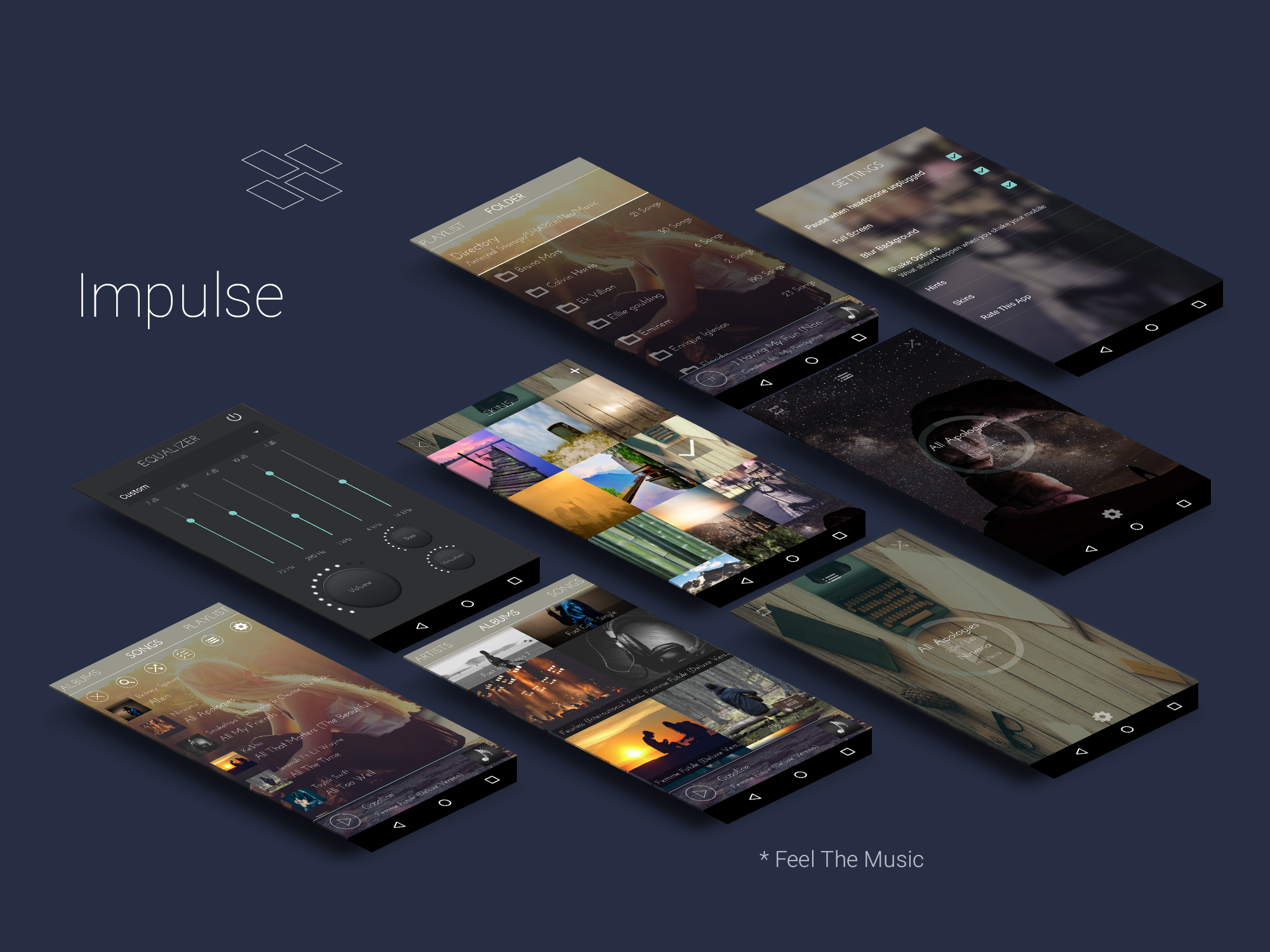 اسکرین شات 1 برنامه Music Player | MP3 Player