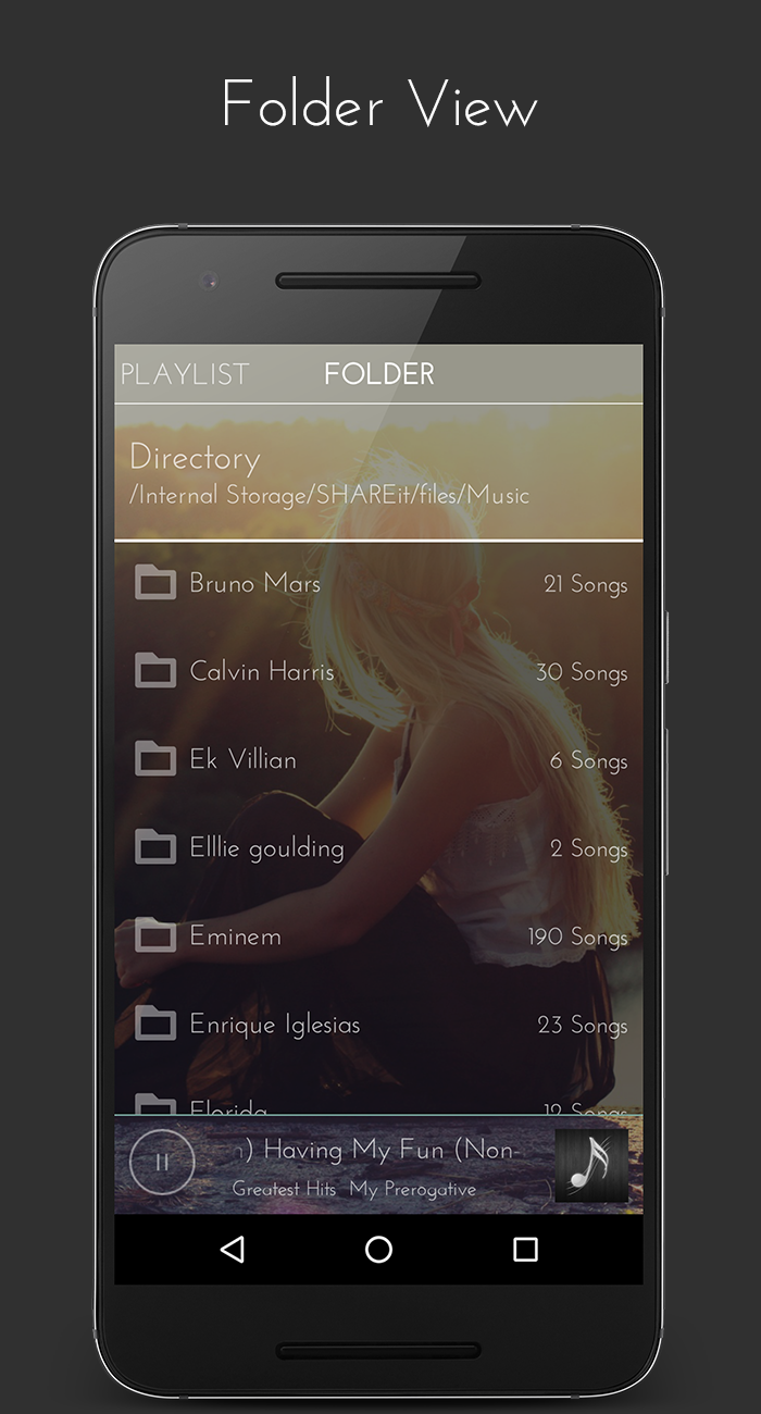 اسکرین شات 5 برنامه Music Player | MP3 Player