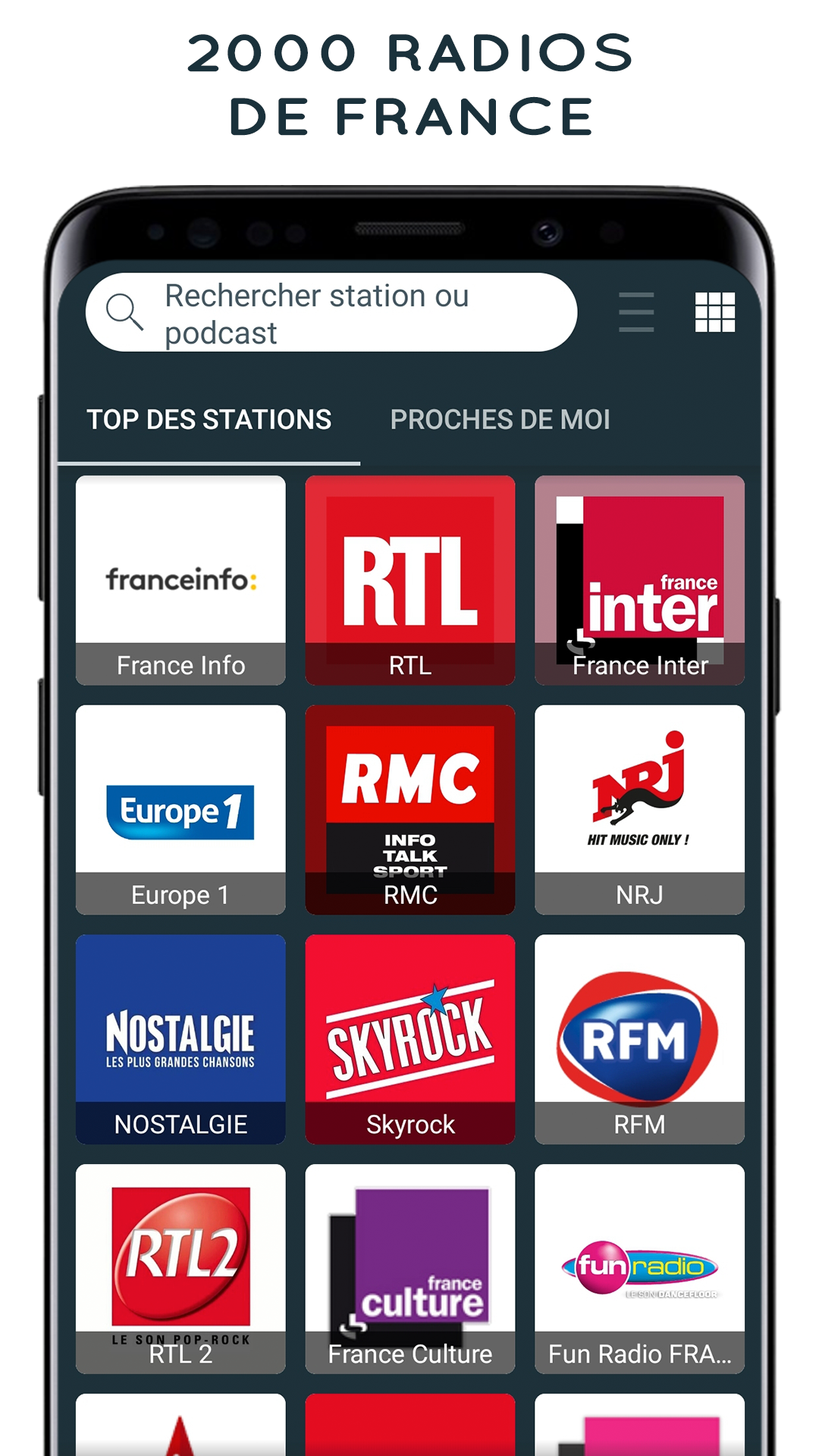 اسکرین شات 1 برنامه Radio France - Live Radio FM