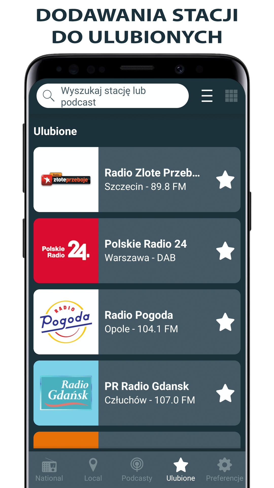اسکرین شات 3 برنامه Radio Polska - Radio FM