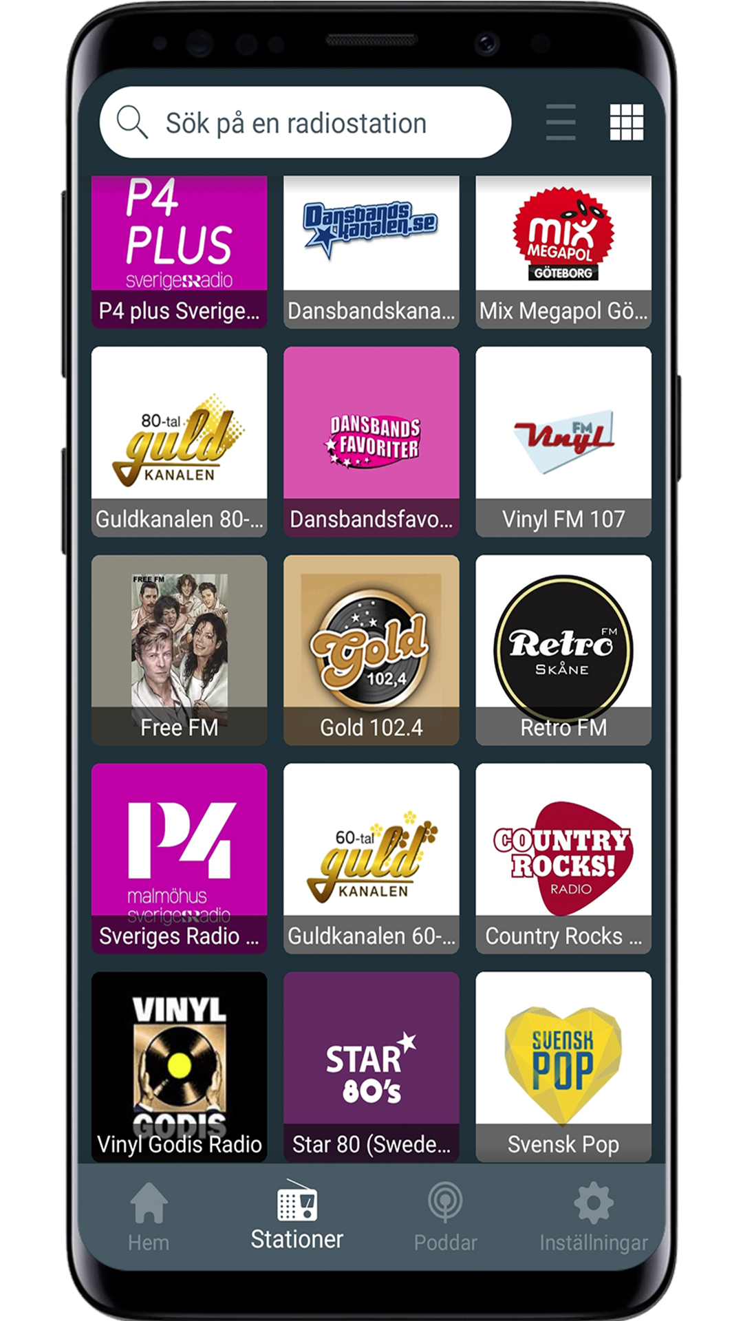 اسکرین شات 5 برنامه Sveriges Radio Online