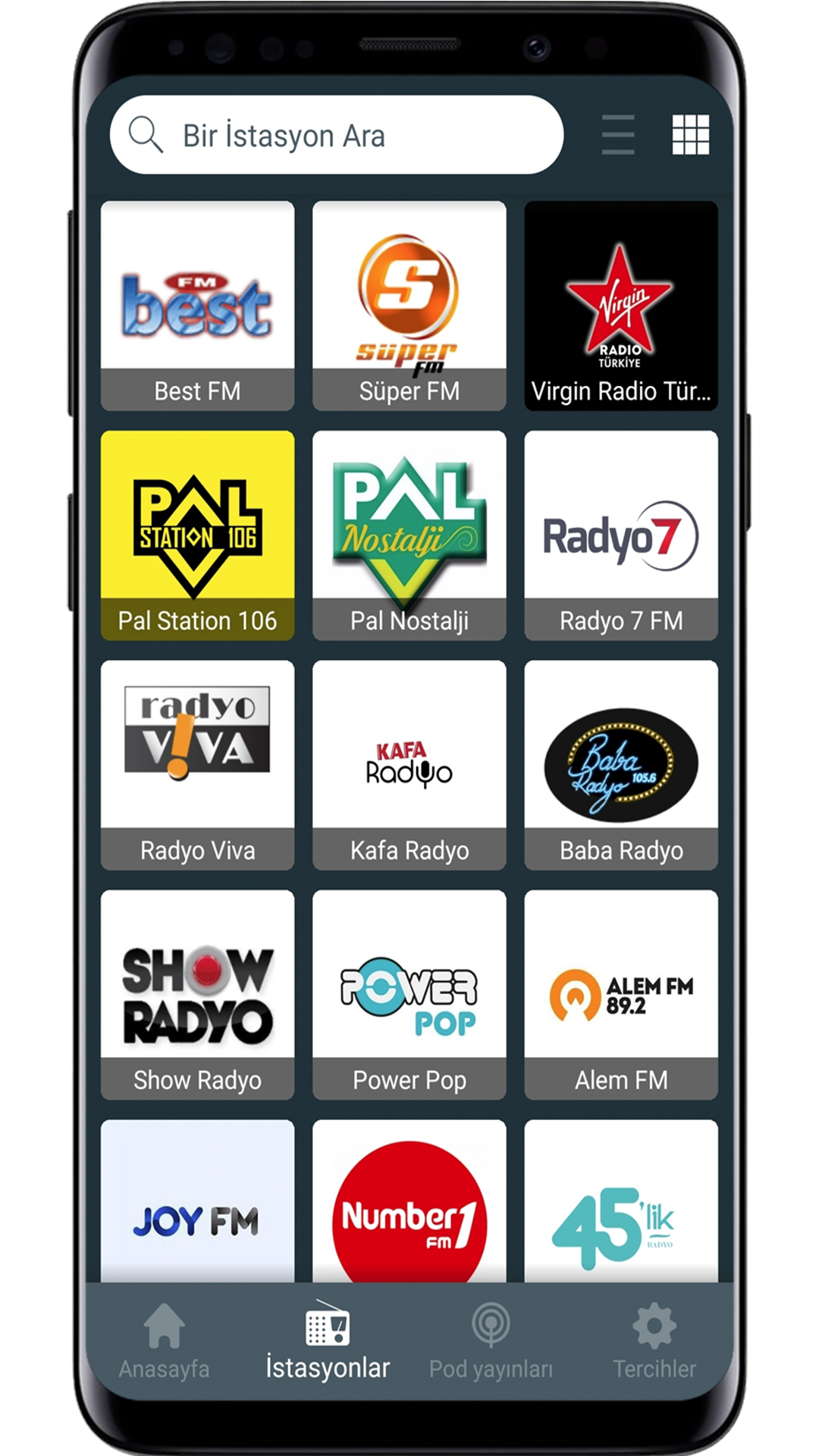 اسکرین شات 5 برنامه Radio Turkey - Online Radio