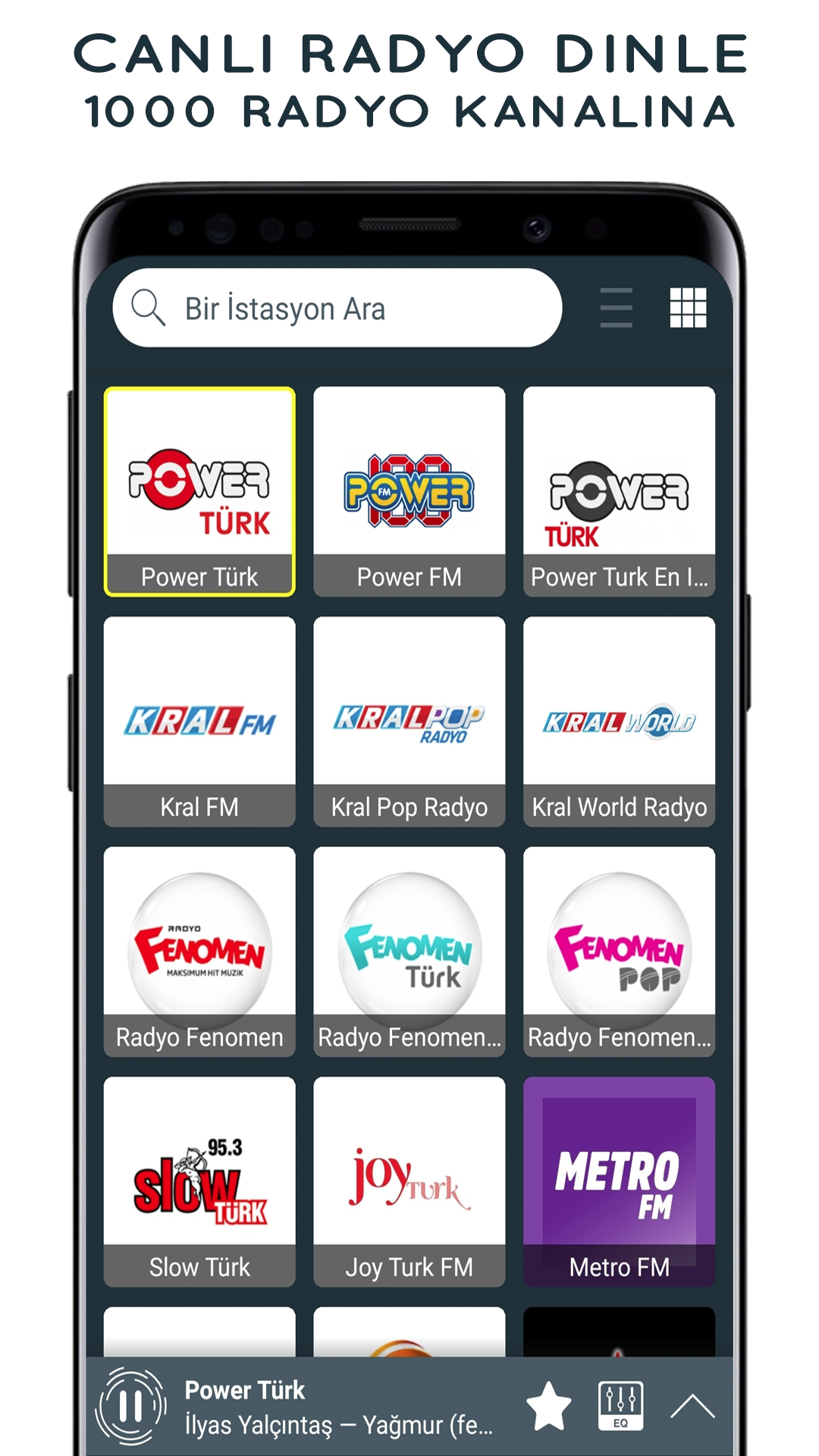 اسکرین شات 1 برنامه Radio Turkey - Online Radio