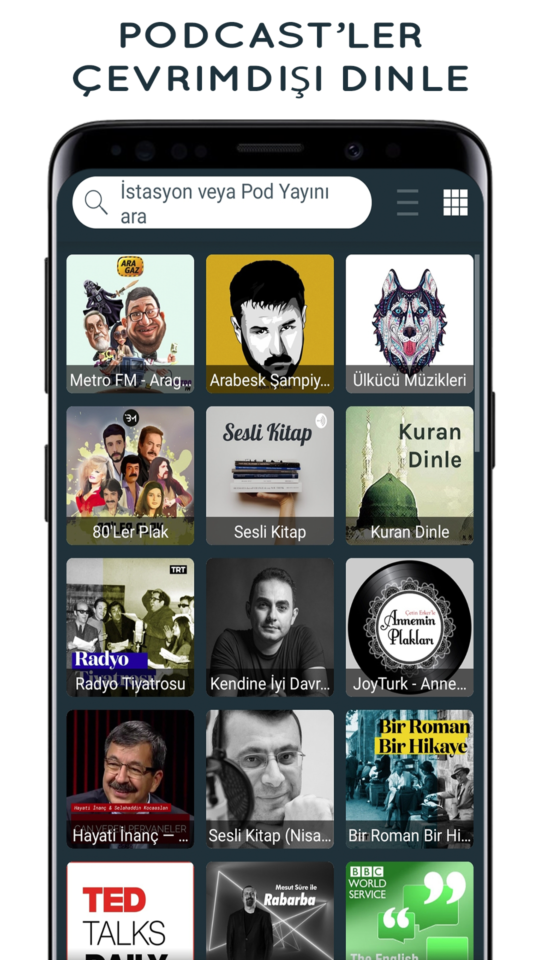 اسکرین شات 4 برنامه Radio Turkey - Online Radio