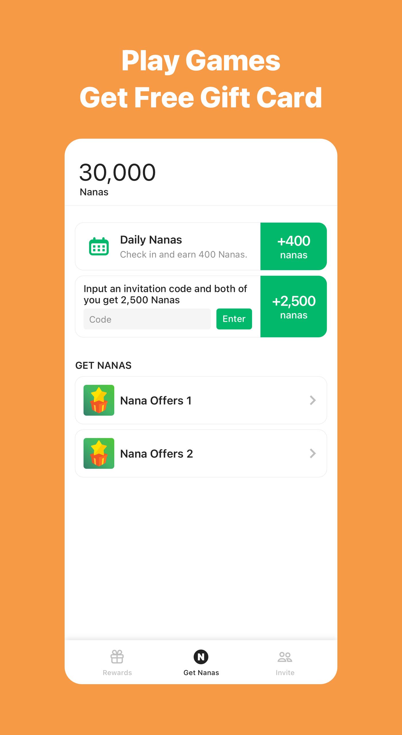 اسکرین شات برنامه AppNana: Gift Cards Rewards 3