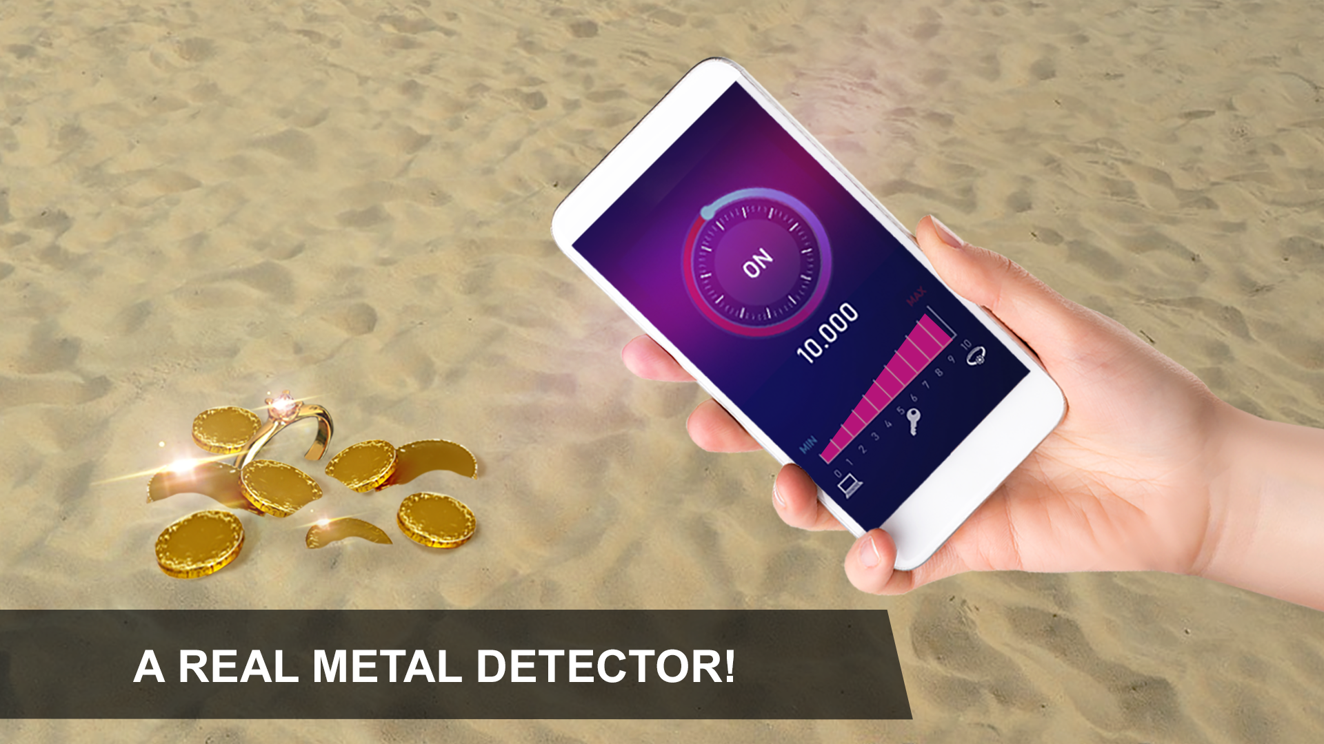 اسکرین شات 3 برنامه Metal detector: body scanner