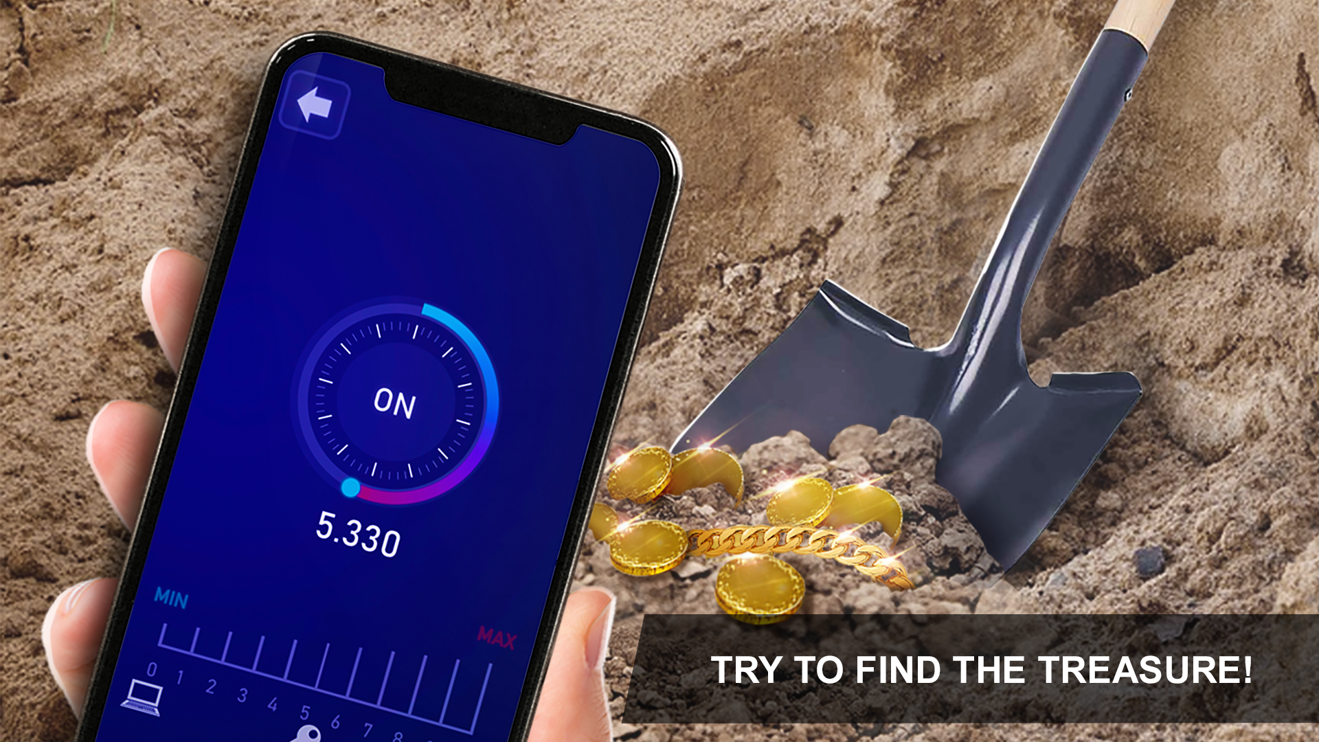 اسکرین شات 1 برنامه Metal detector: body scanner