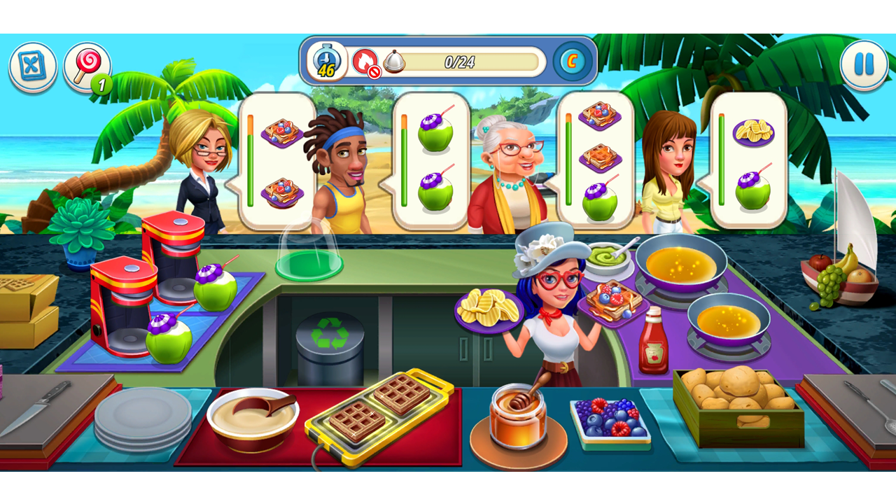 اسکرین شات 7 بازی Cooking Cafe – Restaurant Star