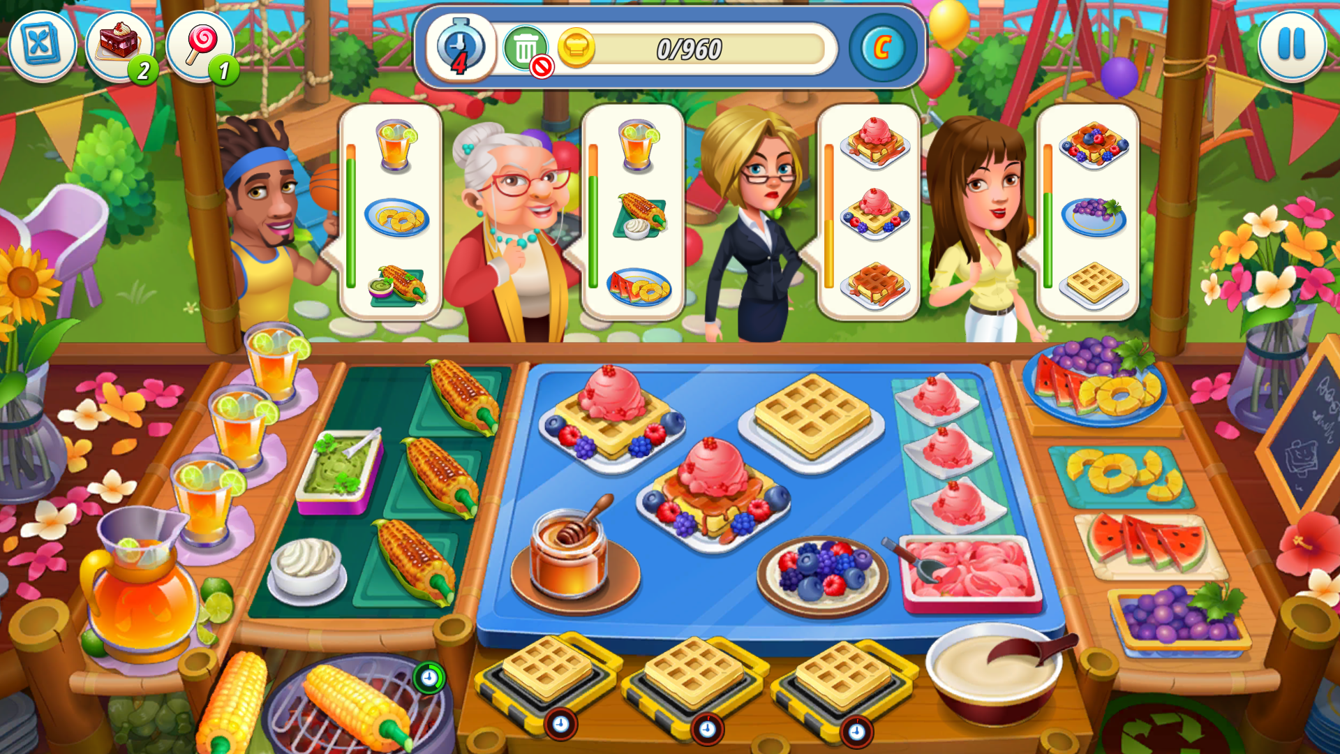اسکرین شات 8 بازی Cooking Super Star -Tasty City