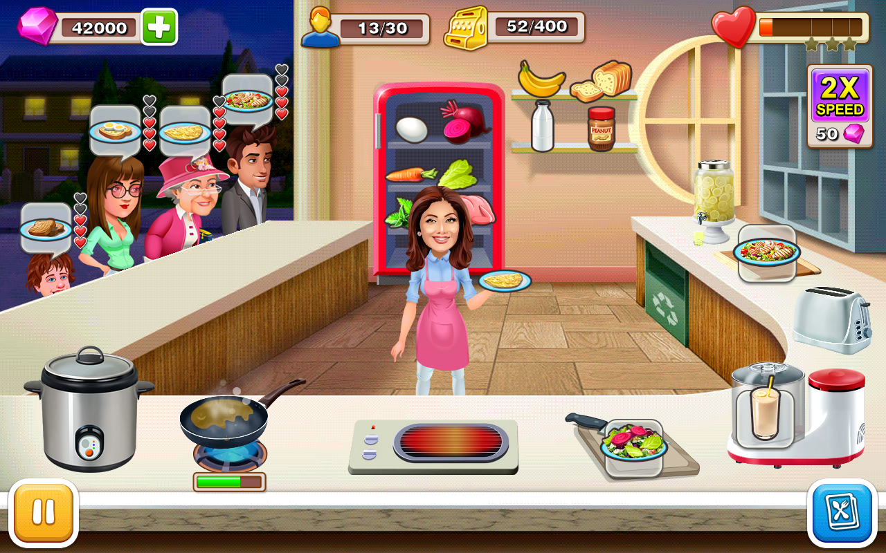 اسکرین شات 5 بازی Kitchen Tycoon : Shilpa Shetty - Cooking Game