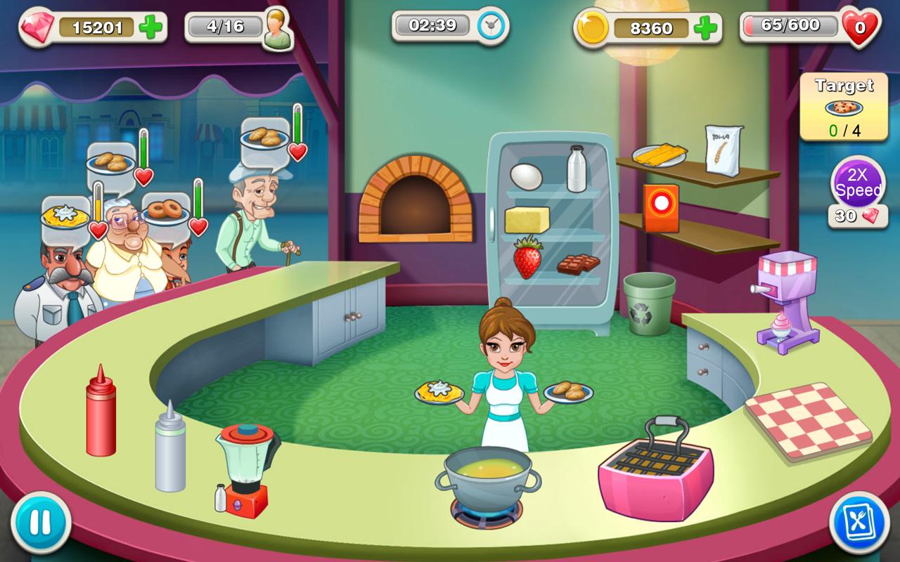 اسکرین شات 6 بازی Kitchen story: Food Fever Game