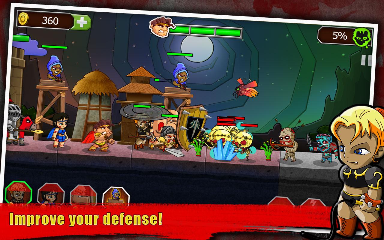 اسکرین شات 2 بازی Legend vs Zombies