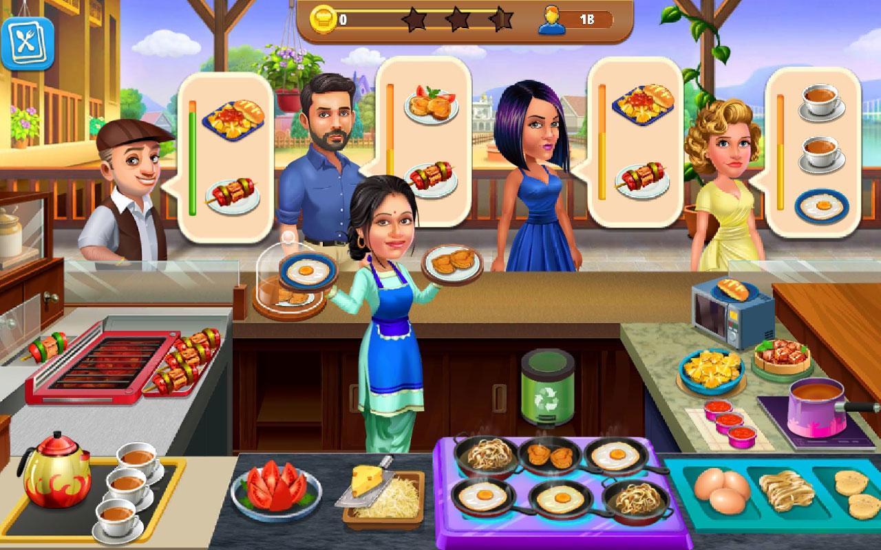 اسکرین شات 4 بازی Restaurant City: Food Fever -