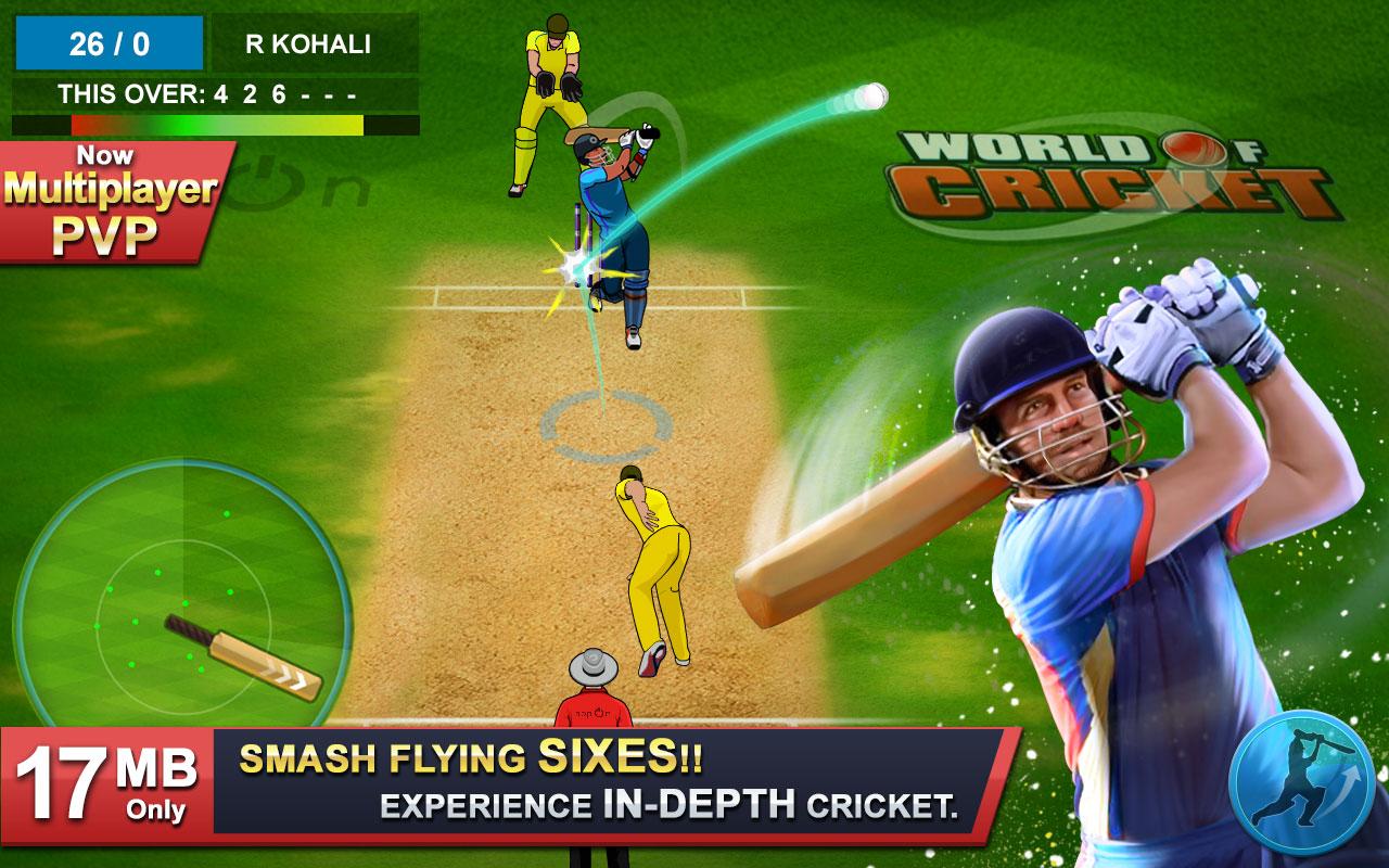 اسکرین شات 1 بازی World of Cricket :Championship