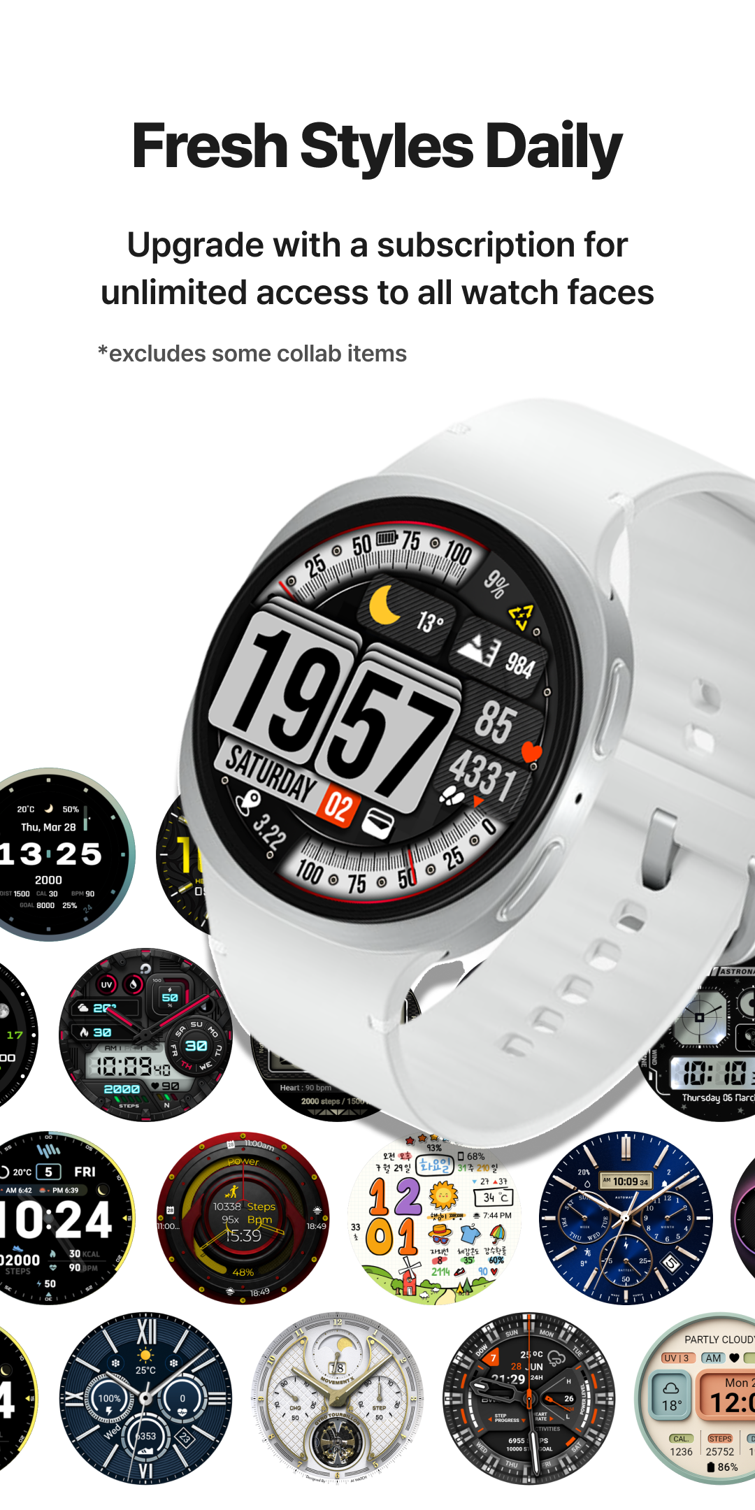 اسکرین شات 4 برنامه TIMEFLIK Watch Faces