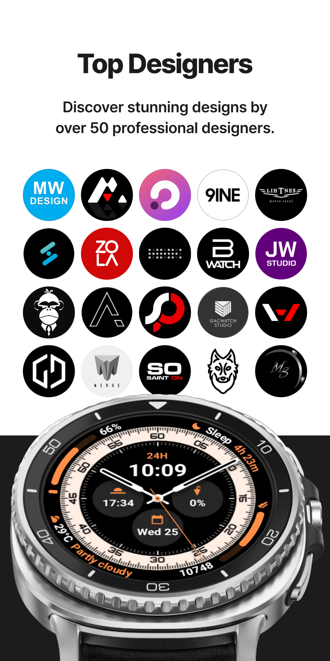 اسکرین شات 5 برنامه TIMEFLIK Watch Faces