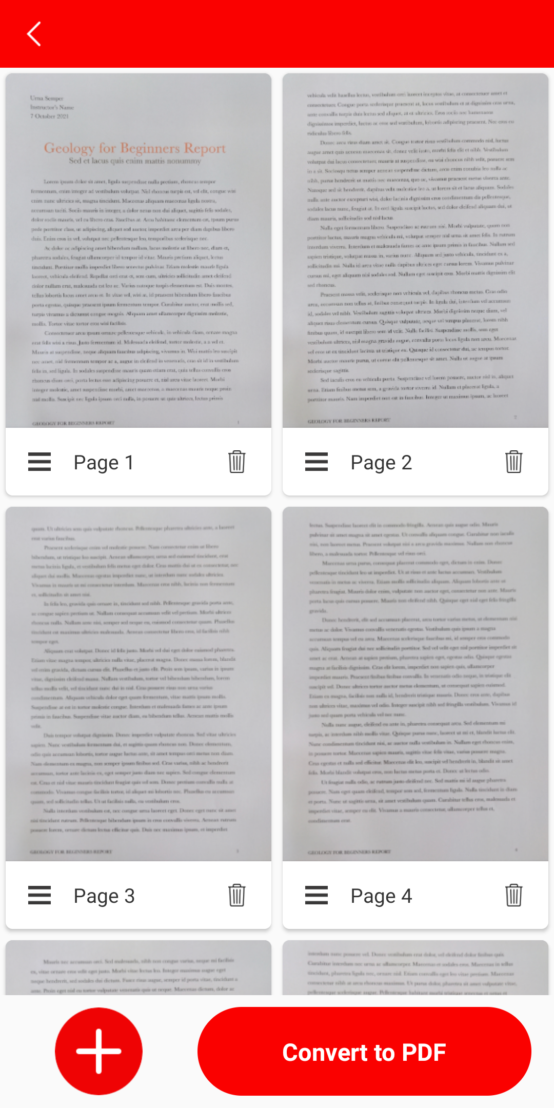 اسکرین شات 5 برنامه PDFO - Photo to PDF Converter