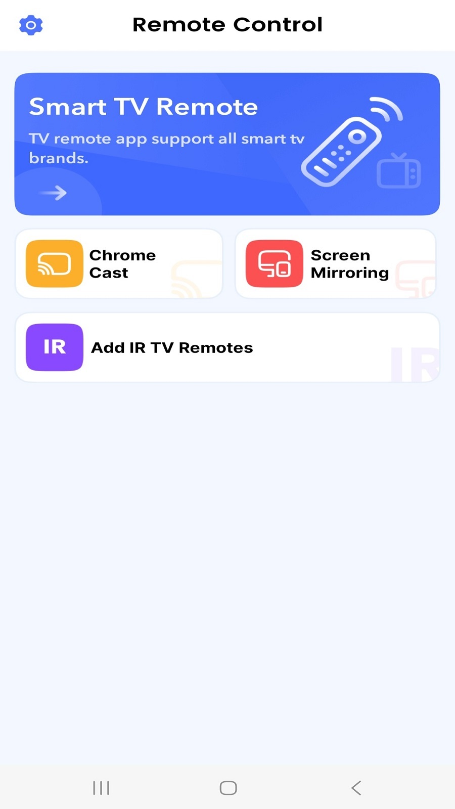 اسکرین شات 2 برنامه کنترل تمام تلوزیون ها