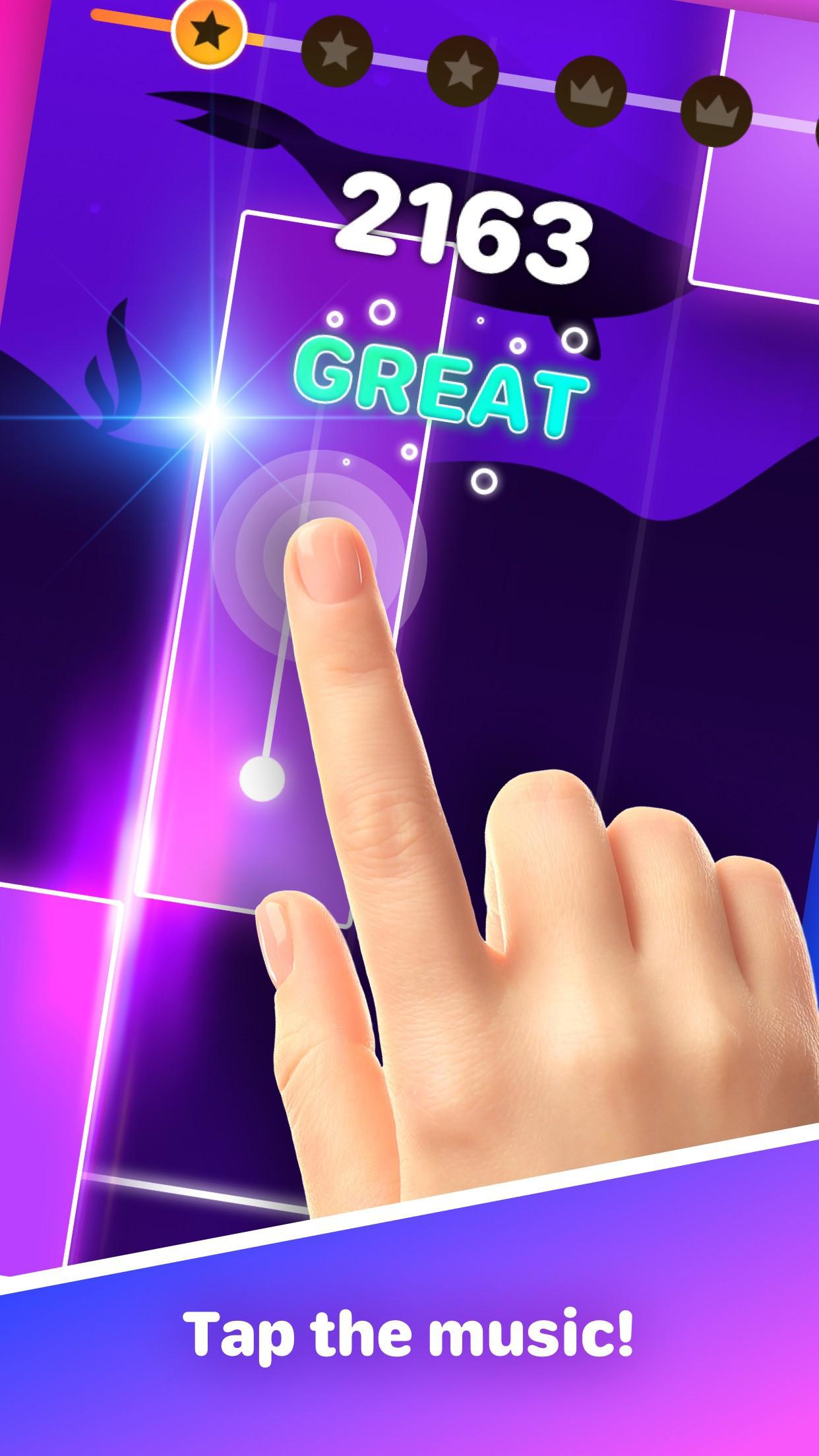 اسکرین شات 1 بازی Music Tiles 4 - Piano Game
