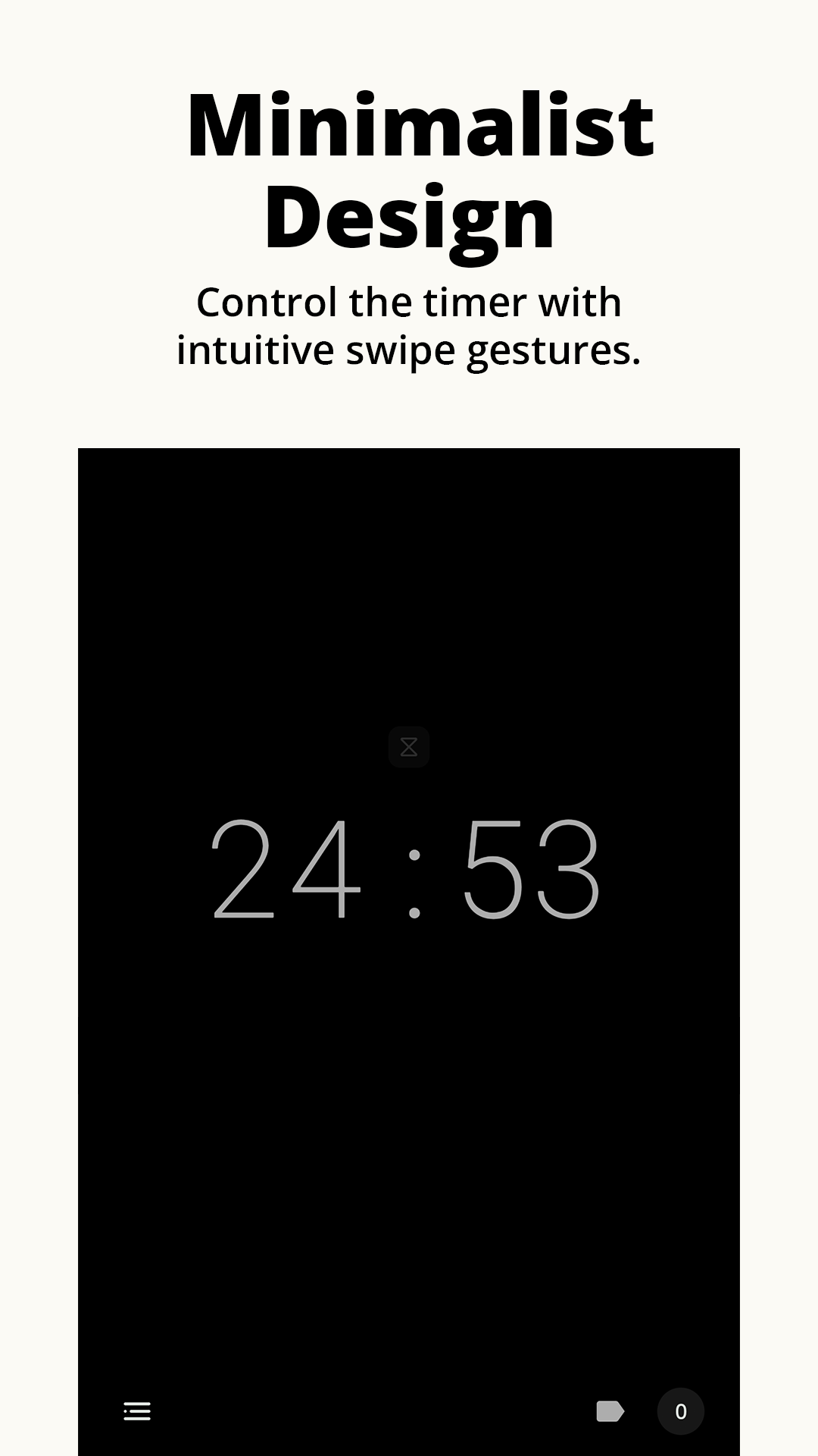 اسکرین شات 1 برنامه Goodtime Pomodoro Timer & Flow