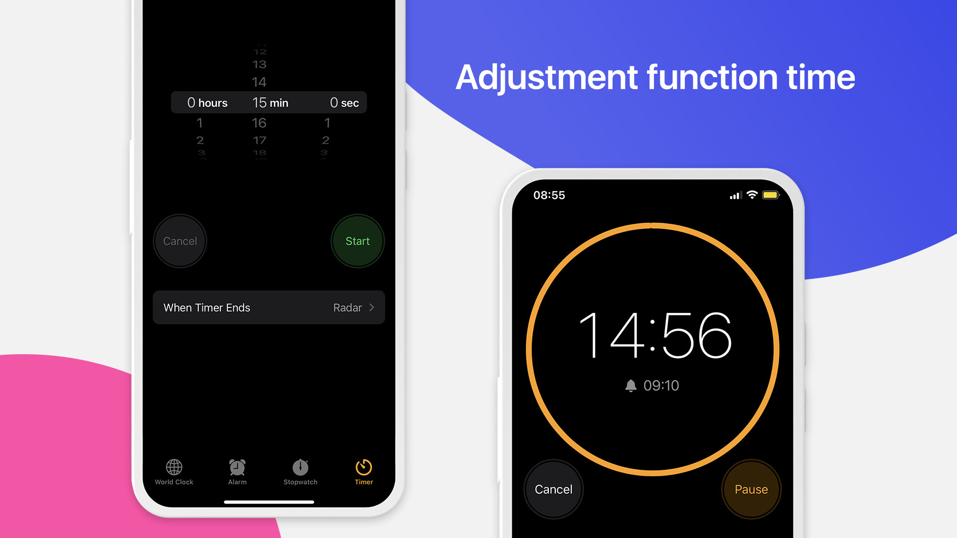 اسکرین شات 6 برنامه Clock Phone 15, Alarm & Timer