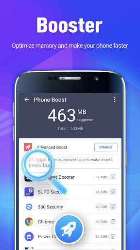اسکرین شات 4 برنامه Super Cleaner - Antivirus, Booster, Phone Cleaner