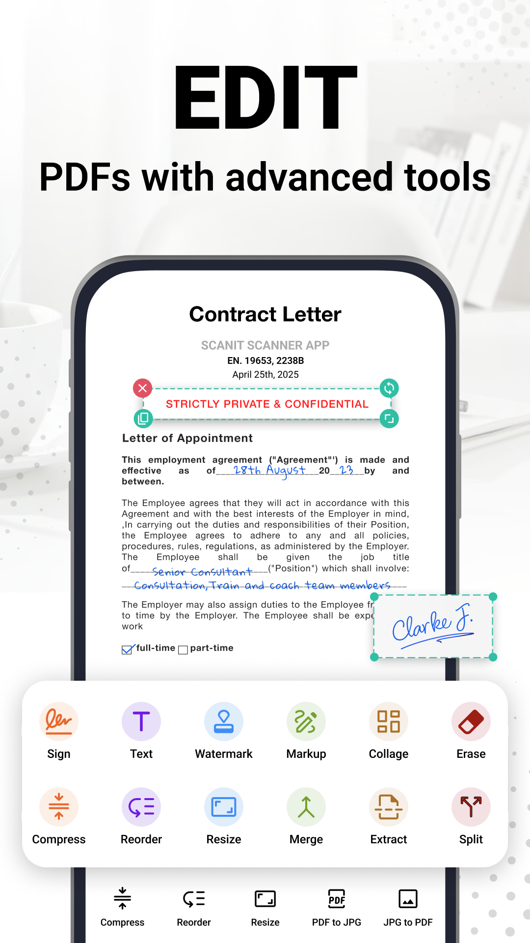 اسکرین شات 4 برنامه Scanit Scanner - Pdf Scanner