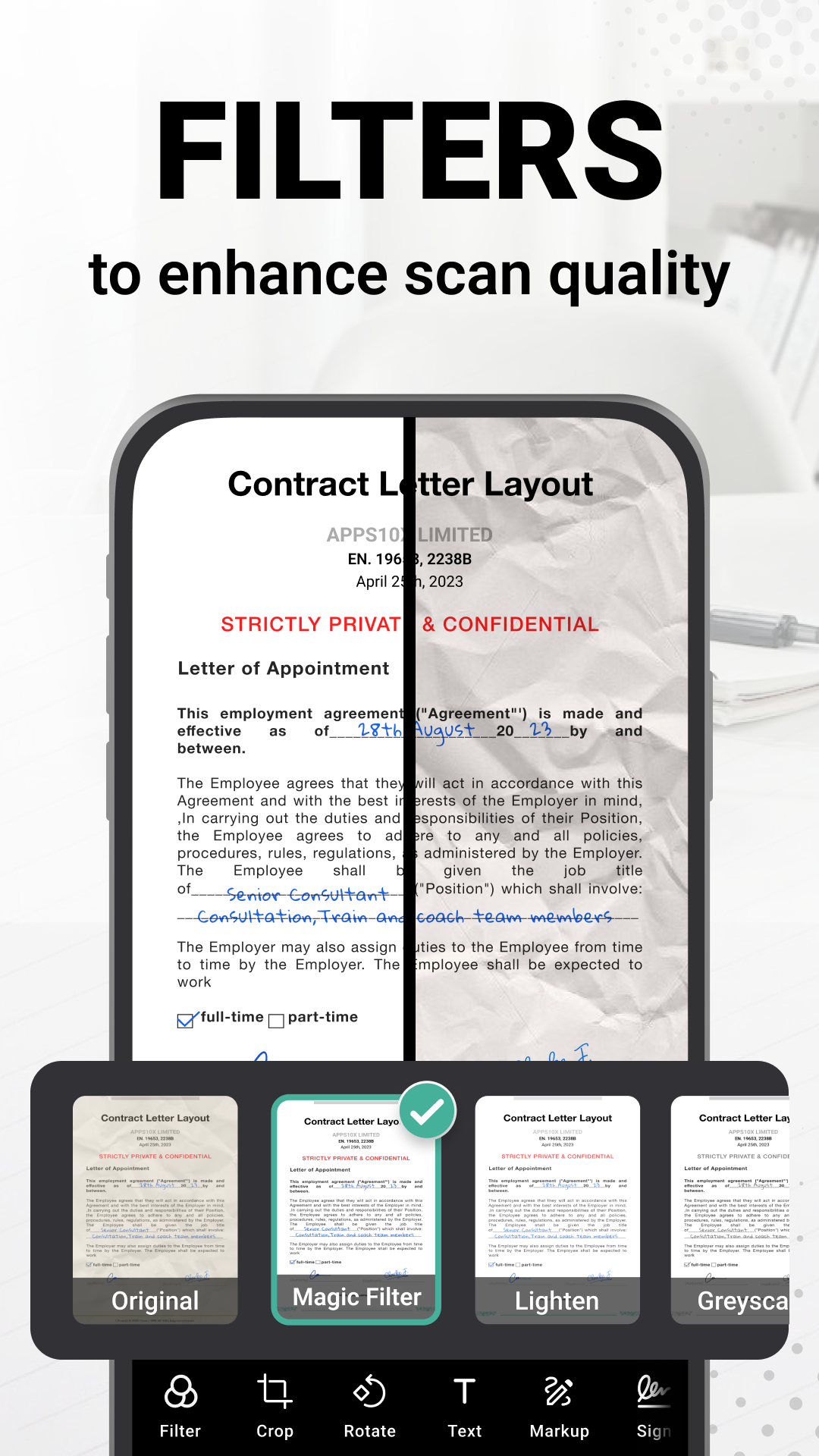 اسکرین شات 5 برنامه Scanit Scanner - Pdf Scanner