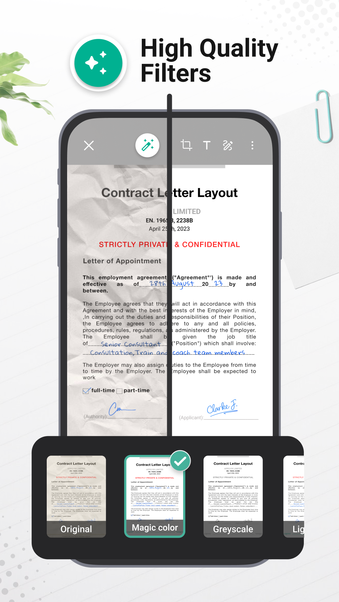 اسکرین شات 3 برنامه SCANit - PDF Scanner App