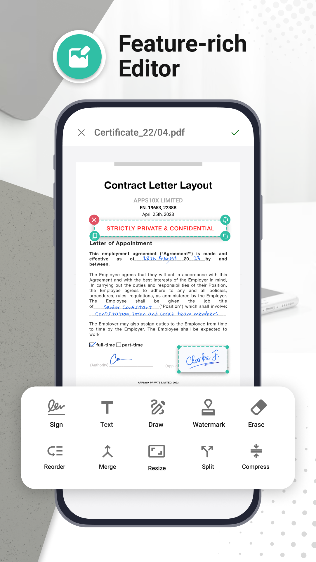 اسکرین شات 6 برنامه SCANit - PDF Scanner App