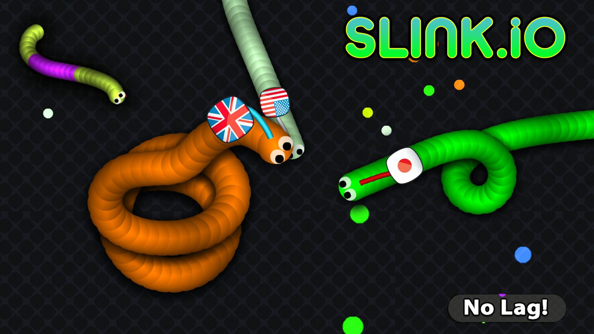 اسکرین شات 1 بازی Slink.io - Snake Games