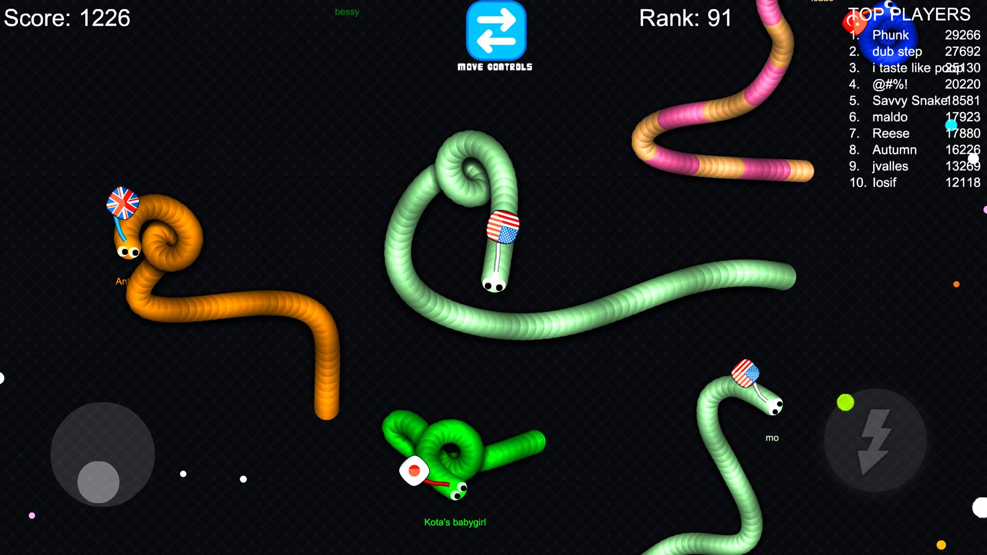 اسکرین شات 4 بازی Slink.io - Snake Games