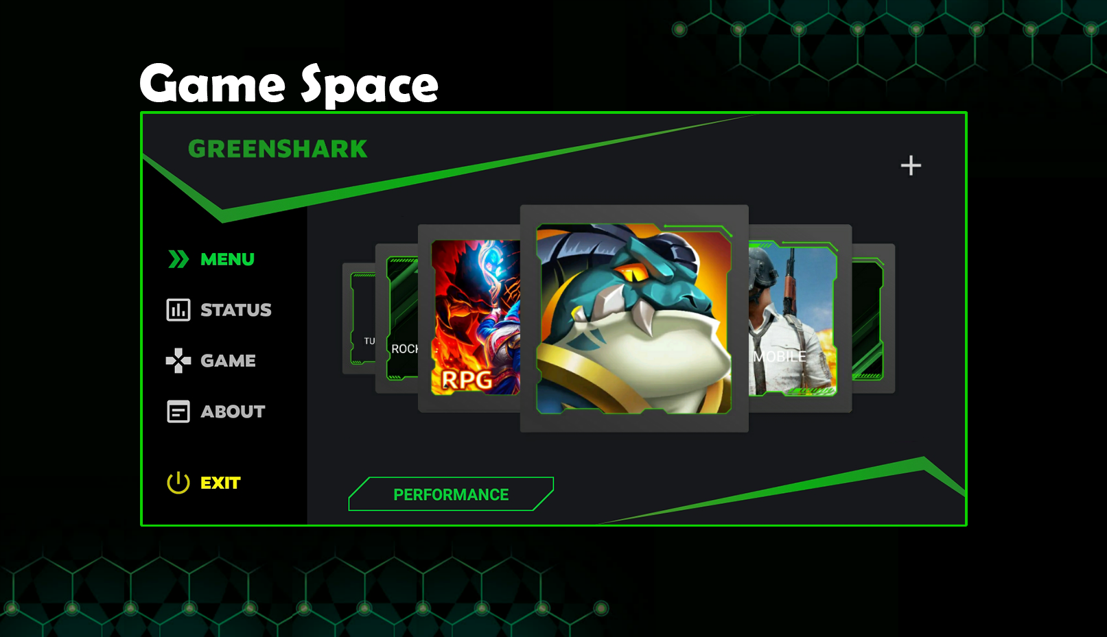 اسکرین شات 1 برنامه GreenShark Game Space