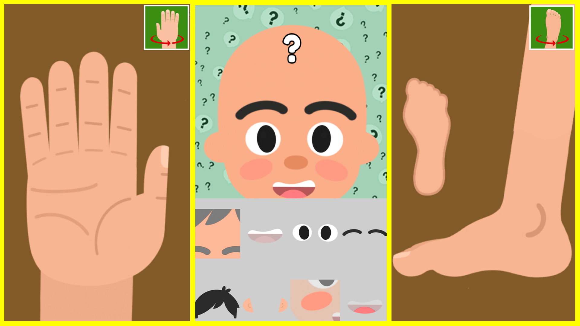 اسکرین شات 3 بازی Body Parts for Kids