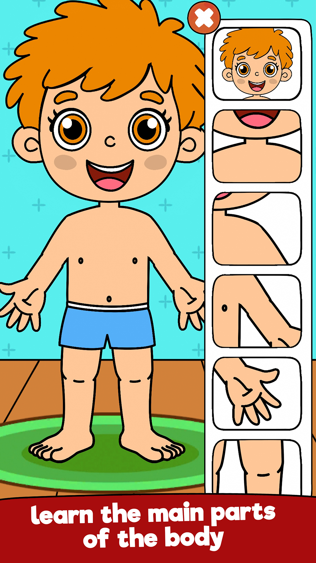 اسکرین شات 2 بازی Body Parts for Kids