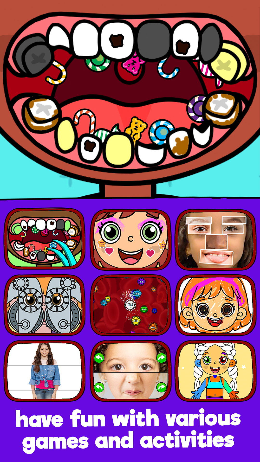 اسکرین شات 7 بازی Body Parts for Kids