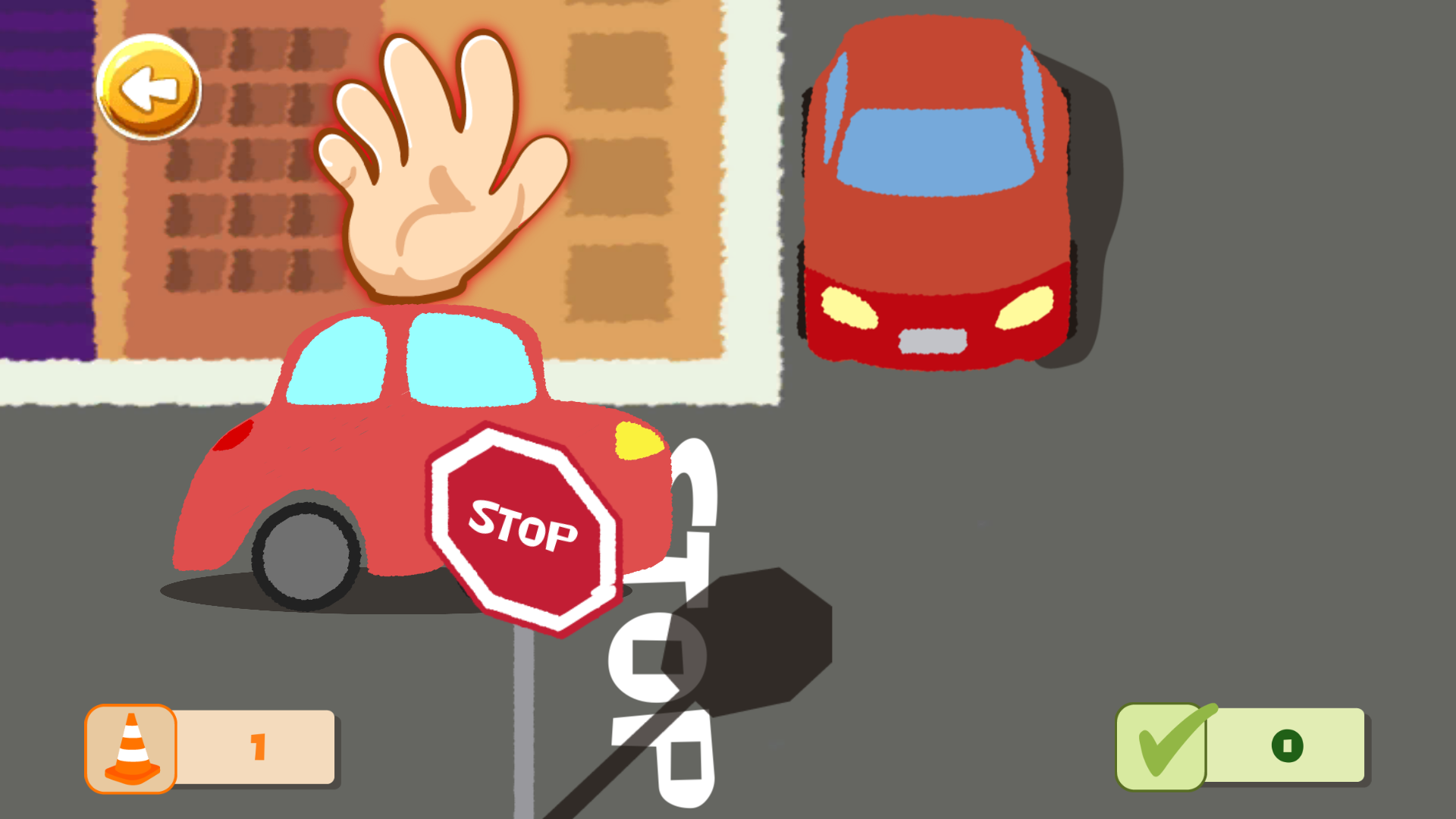 اسکرین شات 2 بازی Traffic rules for children