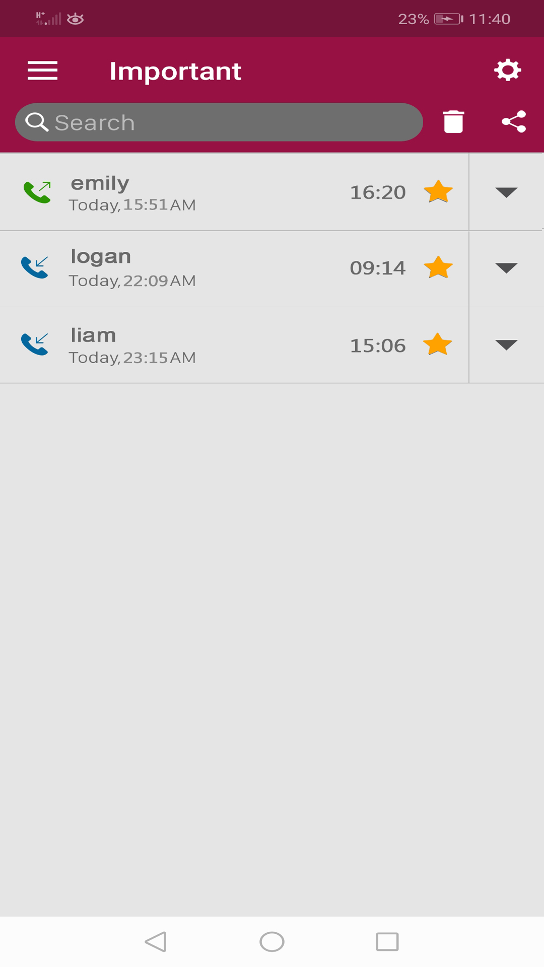 اسکرین شات 4 برنامه call recorder 2024