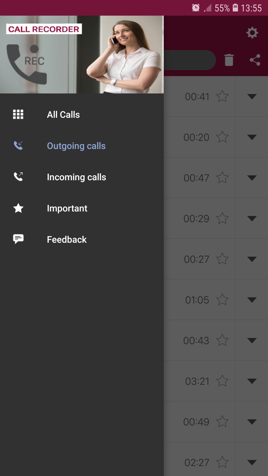 اسکرین شات 6 برنامه call recorder 2024
