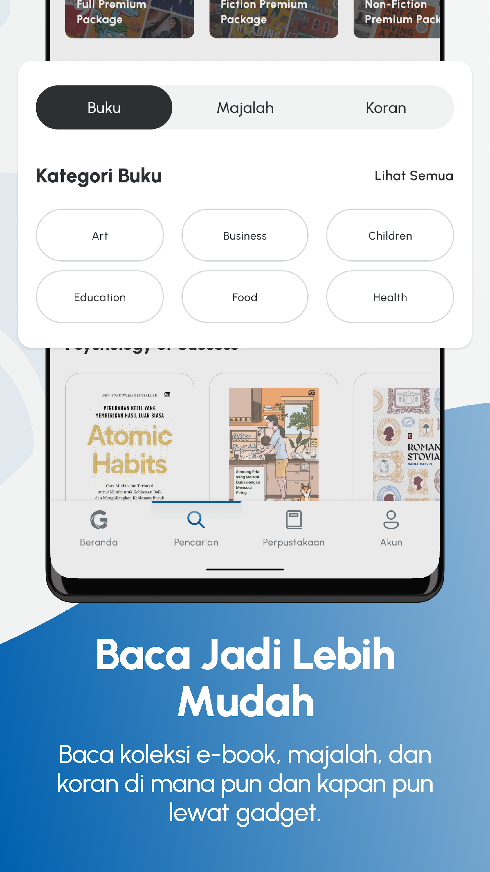 اسکرین شات 3 برنامه Gramedia Digital: eBook
